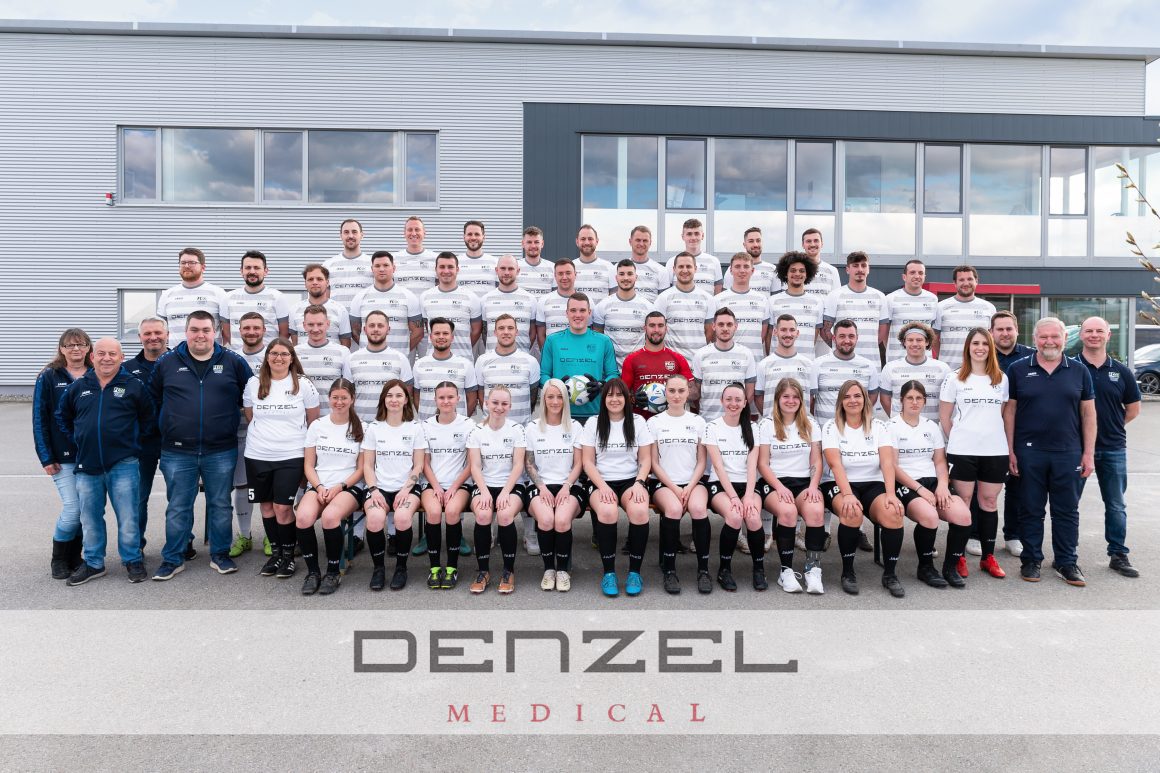 Denzel Medical stattete alle drei Teams mit neuen Trikots aus. Denzel Medical stattete alle drei Teams mit neuen Trikots aus.